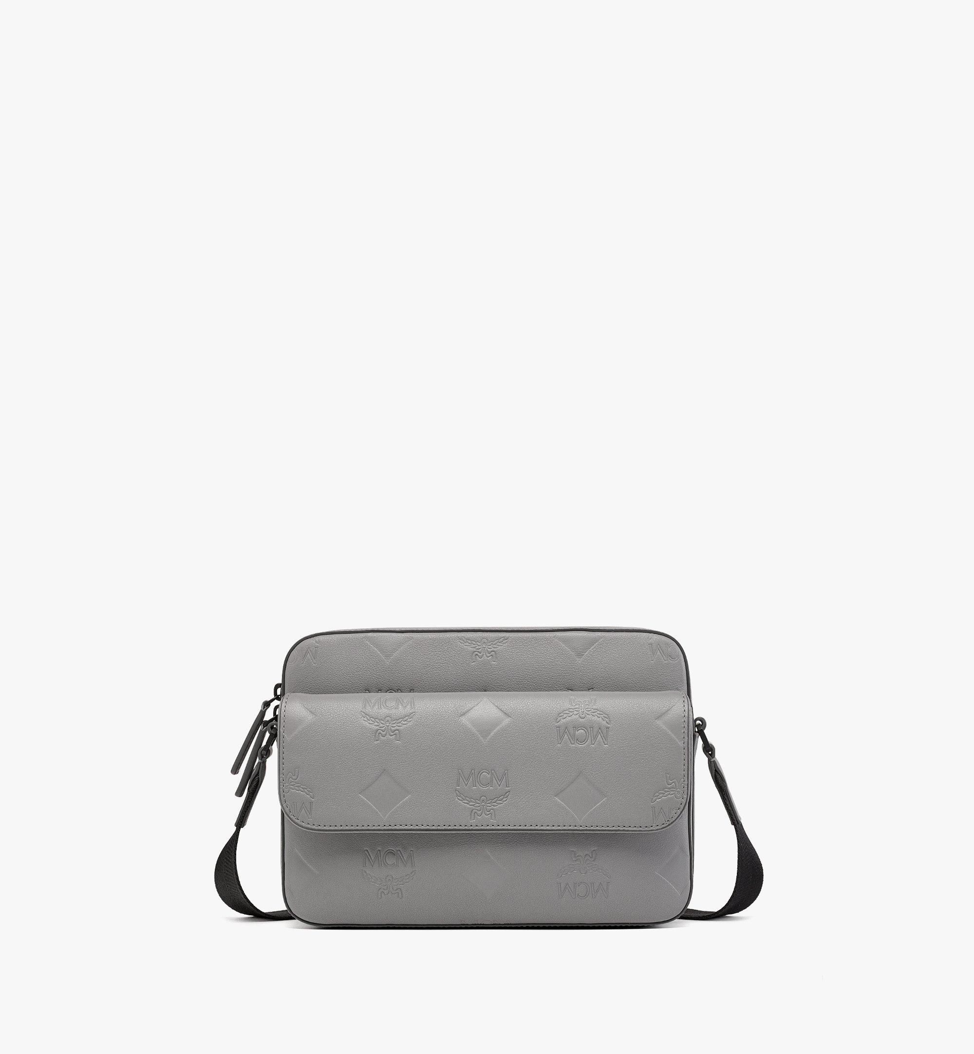 Aren Messenger-Tasche aus Leder mit Maxi-Monogramm 1